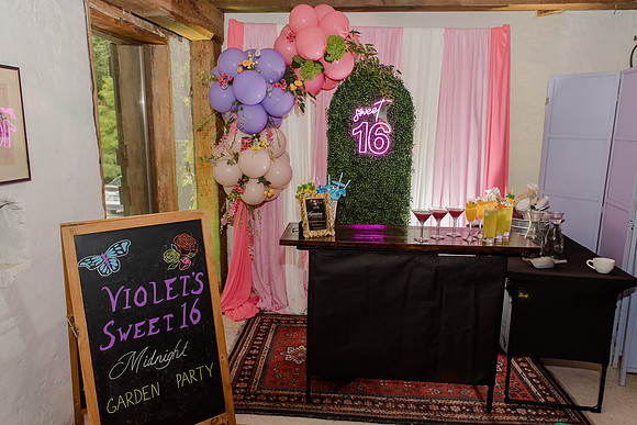 Violet's Sweet 16 Midnight Garden Party