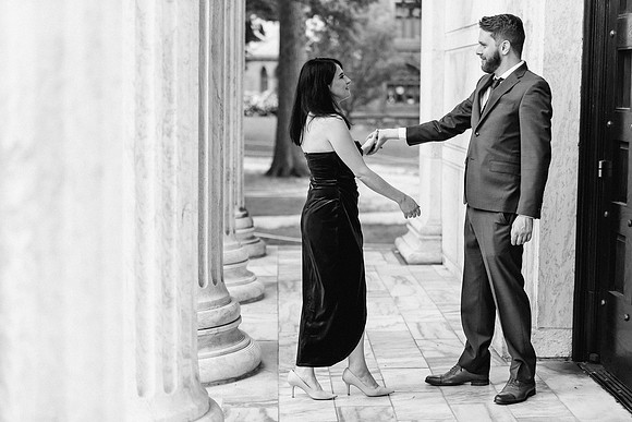 Princeton University engagement session