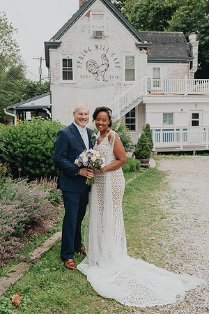 Colleen and Mark at Spring Mill Cafe