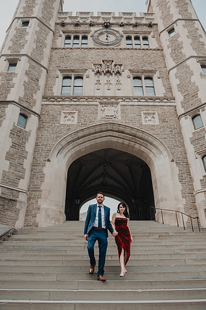 Princeton University engagement session