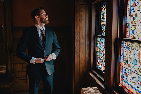 Kelly and Will at Knowlton Mansion