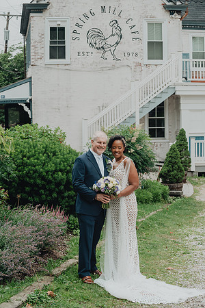 Colleen and Mark at Spring Mill Cafe
