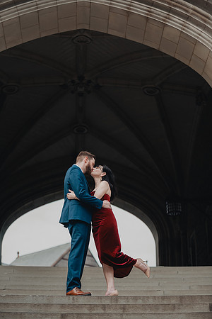 Princeton University engagement session