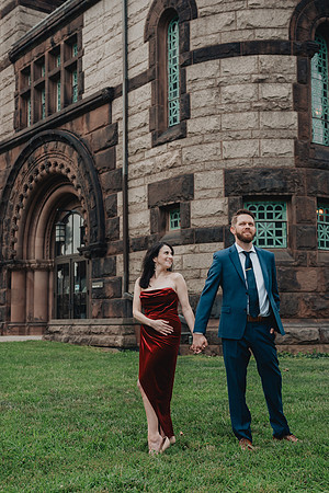 Princeton University engagement session
