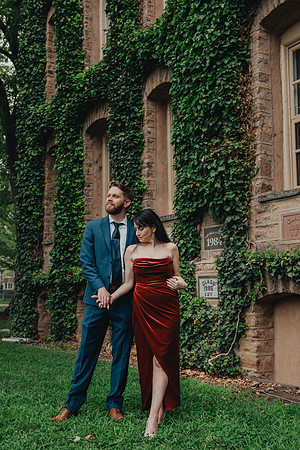 Princeton University engagement session