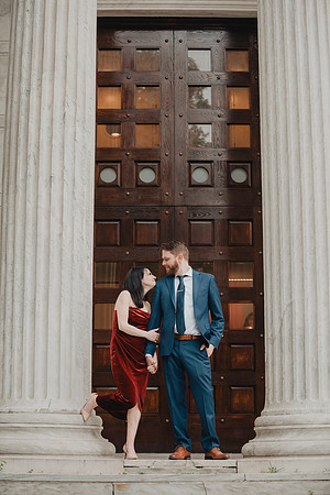 Princeton University engagement session