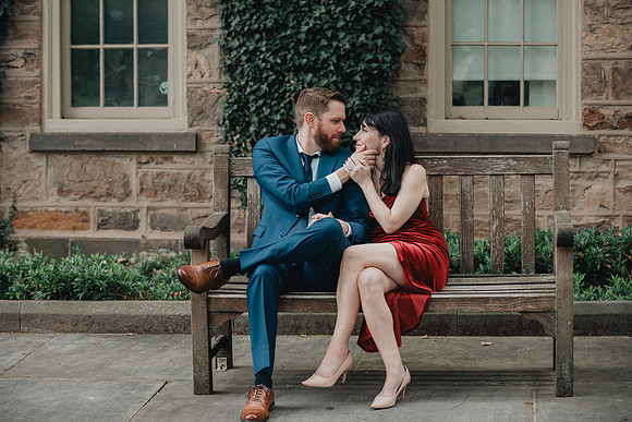 Princeton University engagement session