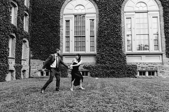 Princeton University engagement session