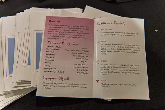 Zoey's Bat Mitzvah