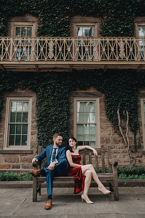 Princeton University engagement session