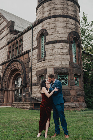 Princeton University engagement session