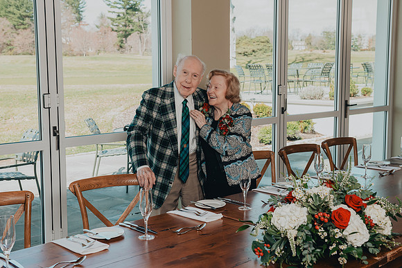 Kenneth and Irene 75th wedding anniversary