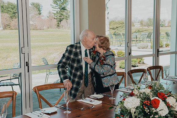 Kenneth and Irene 75th wedding anniversary