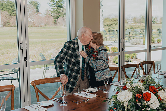 Kenneth and Irene 75th wedding anniversary