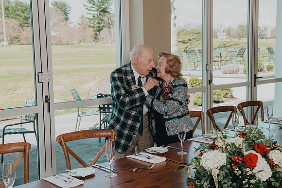 Kenneth and Irene 75th wedding anniversary