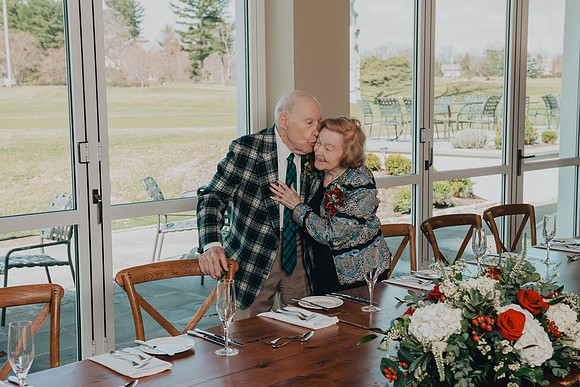 Kenneth and Irene 75th wedding anniversary