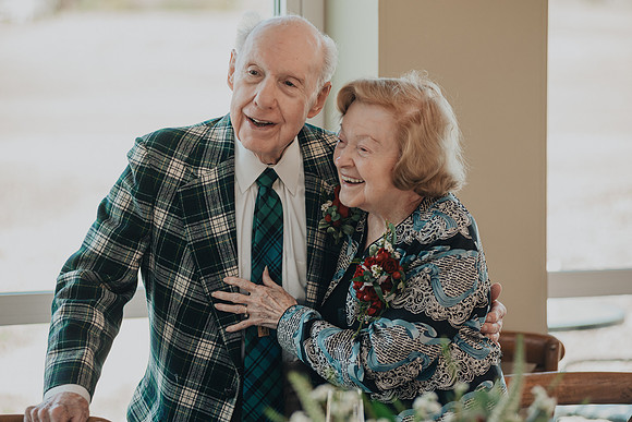 Kenneth and Irene 75th wedding anniversary