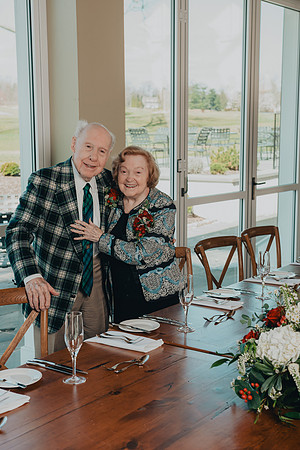 Kenneth and Irene 75th wedding anniversary