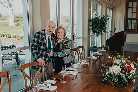 Kenneth and Irene 75th wedding anniversary