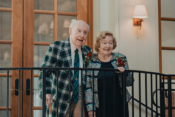 Kenneth and Irene 75th wedding anniversary