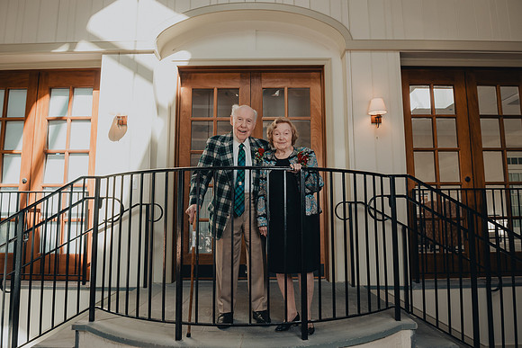 Kenneth and Irene 75th wedding anniversary