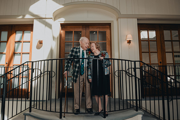 Kenneth and Irene 75th wedding anniversary