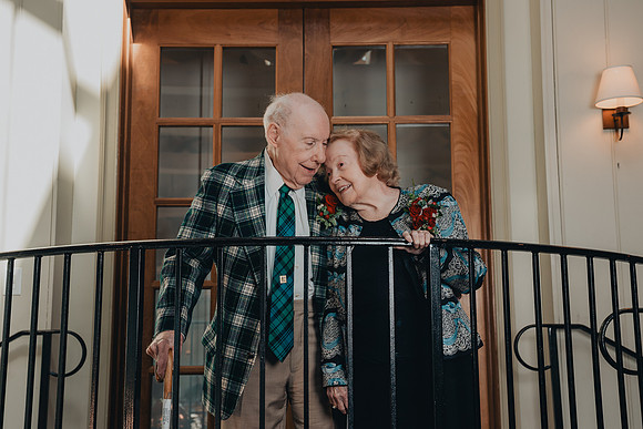 Kenneth and Irene 75th wedding anniversary