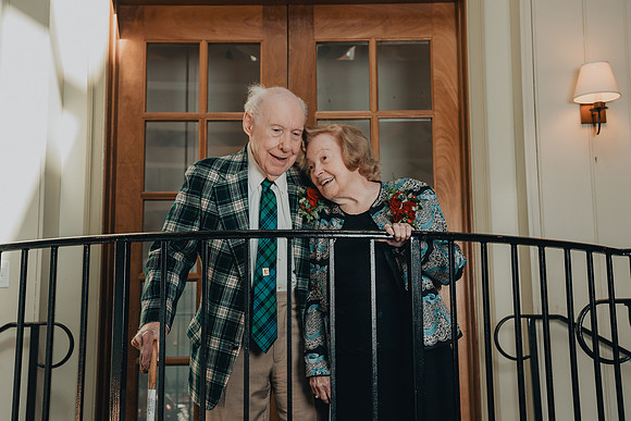 Kenneth and Irene 75th wedding anniversary