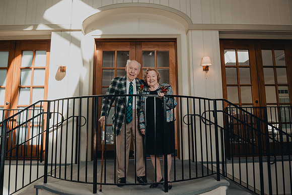 Kenneth and Irene 75th wedding anniversary