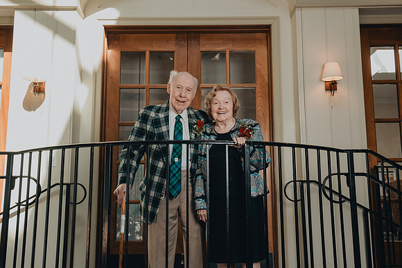 Kenneth and Irene 75th wedding anniversary
