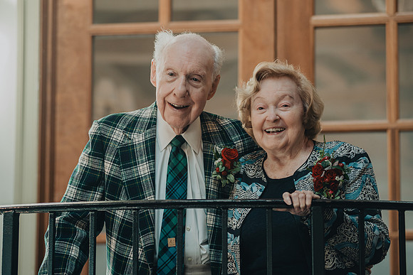 Kenneth and Irene 75th wedding anniversary