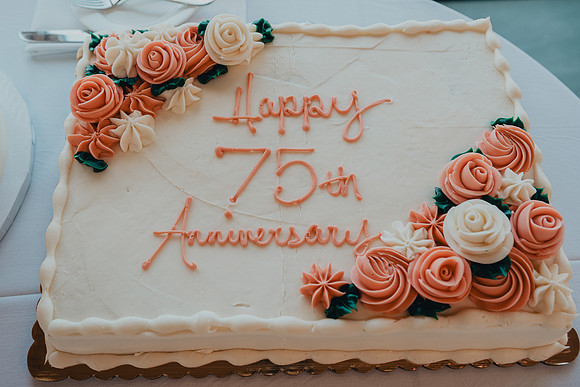 Kenneth and Irene 75th wedding anniversary