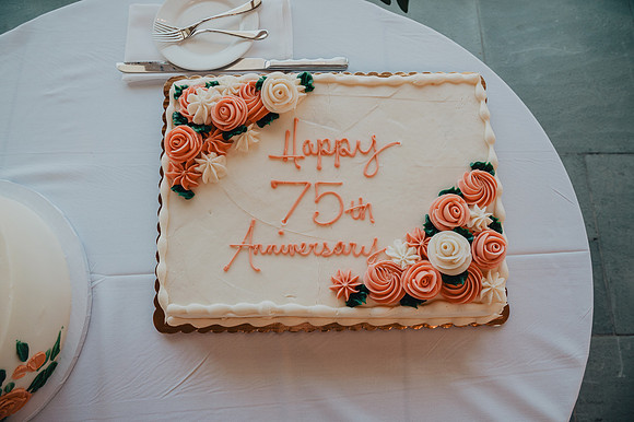 Kenneth and Irene 75th wedding anniversary