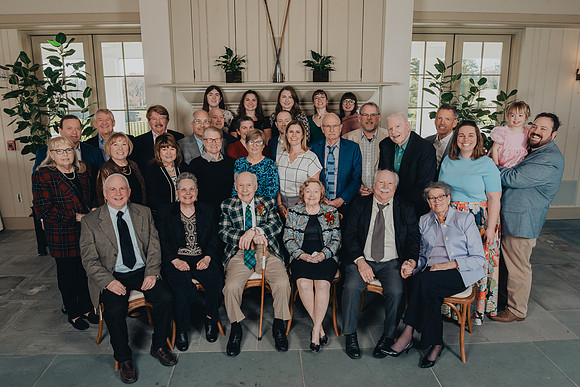 Kenneth and Irene 75th wedding anniversary