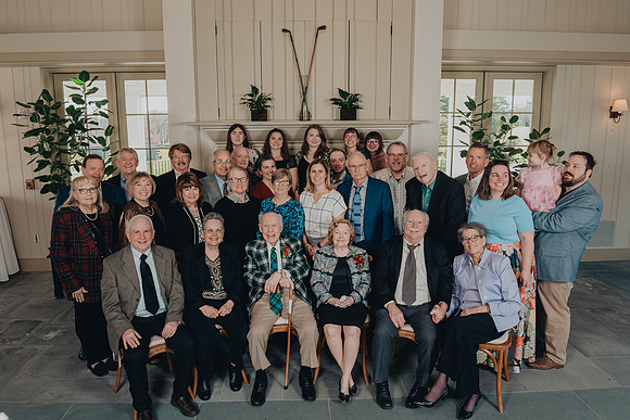 Kenneth and Irene 75th wedding anniversary