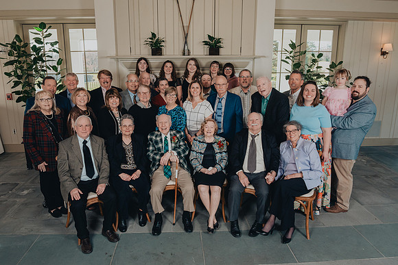 Kenneth and Irene 75th wedding anniversary