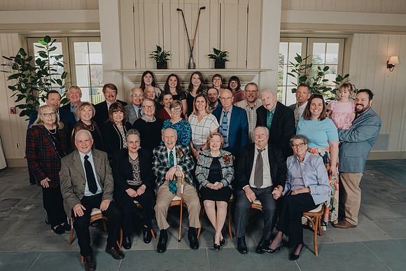 Kenneth and Irene 75th wedding anniversary