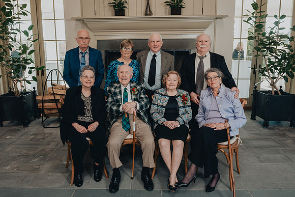Kenneth and Irene 75th wedding anniversary