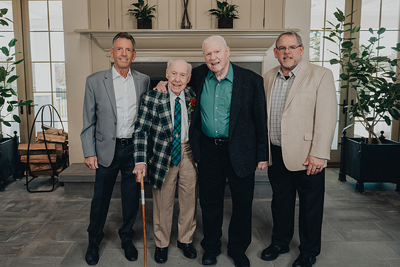 Kenneth and Irene 75th wedding anniversary
