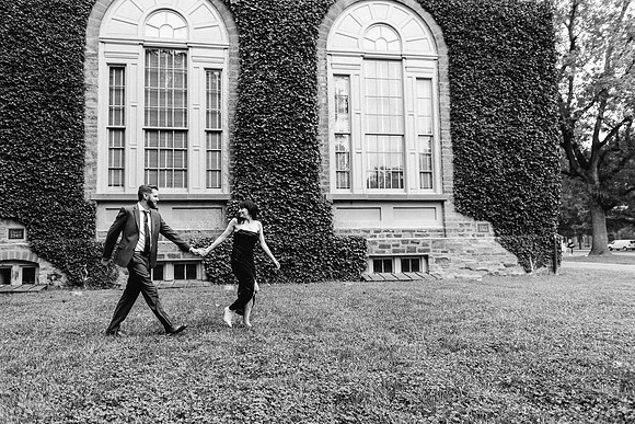 Princeton University engagement session