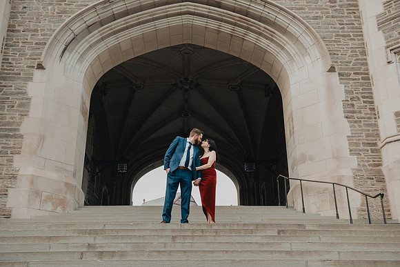 Princeton University engagement session