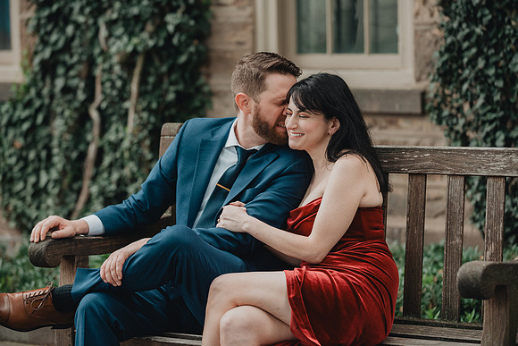 Princeton University engagement session