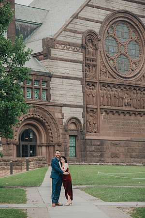 Princeton University engagement session