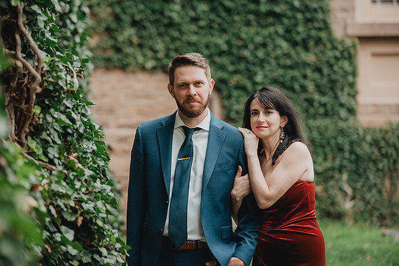 Princeton University engagement session