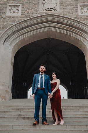 Princeton University engagement session
