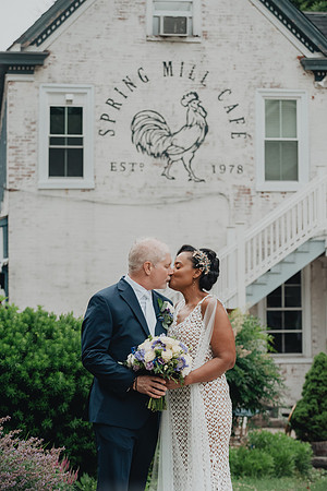 Colleen and Mark at Spring Mill Cafe