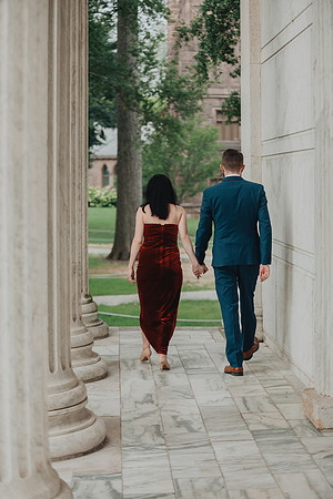 Princeton University engagement session