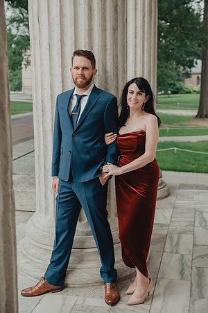 Princeton University engagement session
