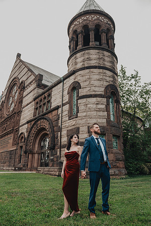 Princeton University engagement session