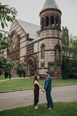 Princeton University engagement session